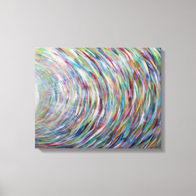 toile arc-en-ciel Impression de la peinture origin (Recto)