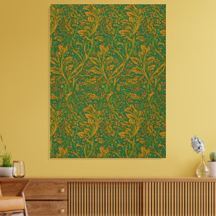 Toile Arcadia de William Morris vintage entièrement tran
