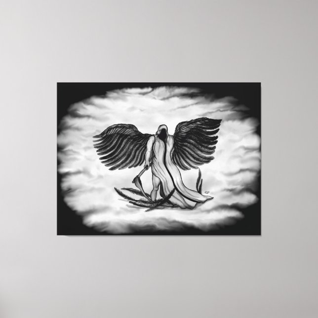 Toile Archange, Angel Uriel (Recto)