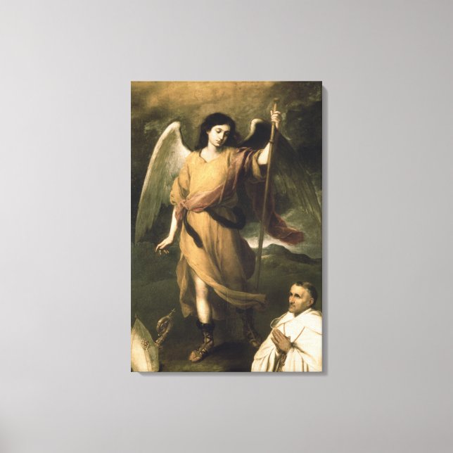 Toile Archangel Raphael avec Mgr Domonte (Recto)