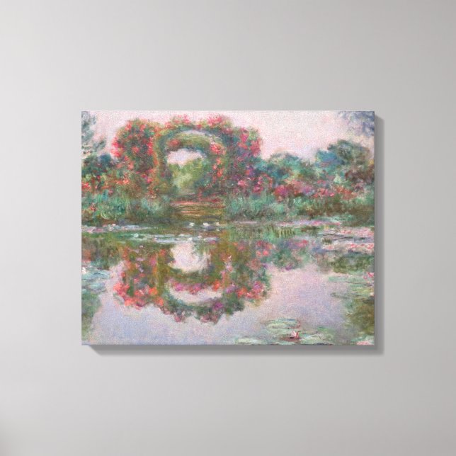 Toile Arches à fleurs, Giverny - Claude Monet - c1913 (Recto)