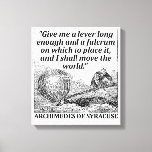 Toile Archimedes Lever