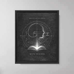 Toile Architecte des esprits de l'avenir Professeur de m