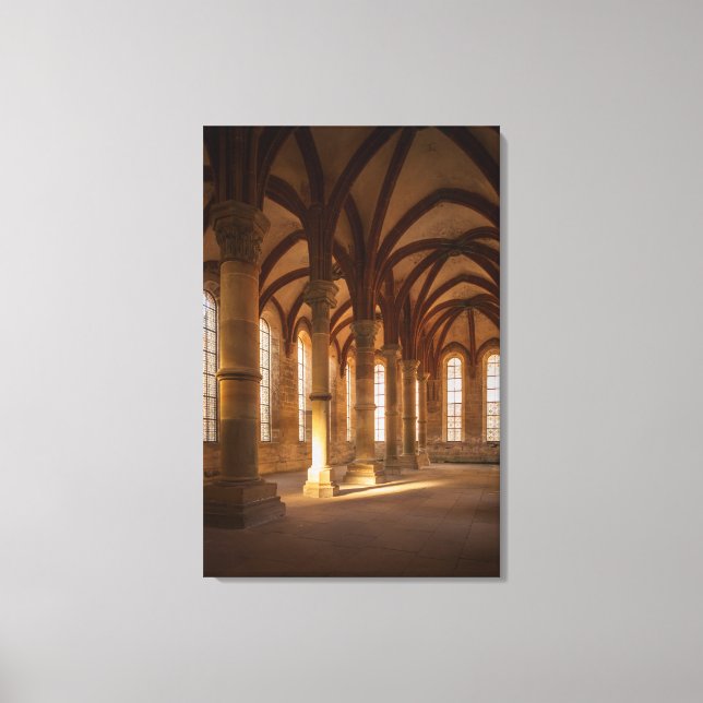 Toile Architecture de cloître d'Abbaye | Allemagne (Recto)