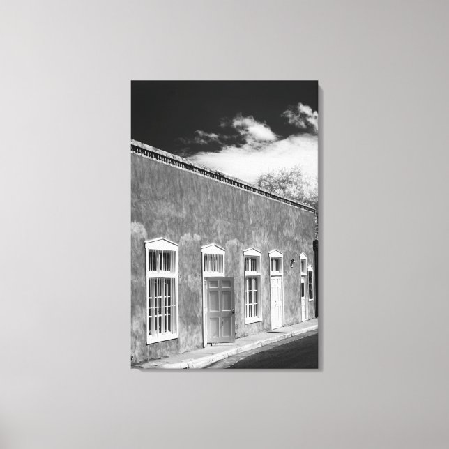 Toile architecture de style territorial, Santa Fe, Nouve (Recto)