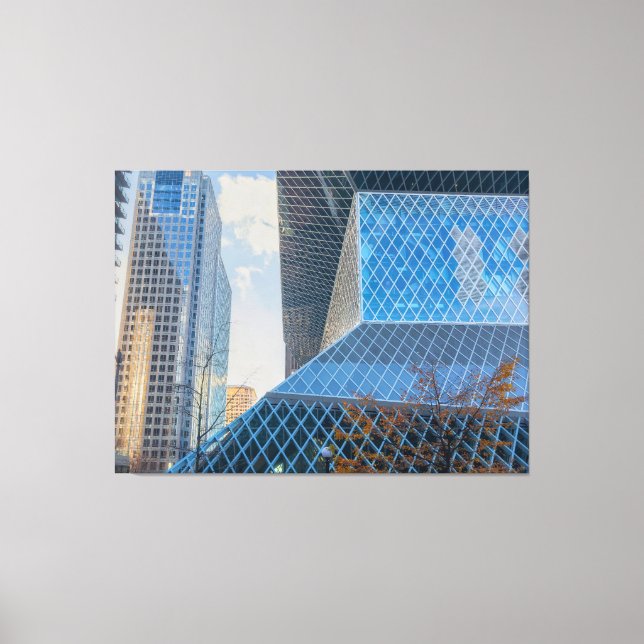 Toile Architecture moderne de Seattle (Recto)