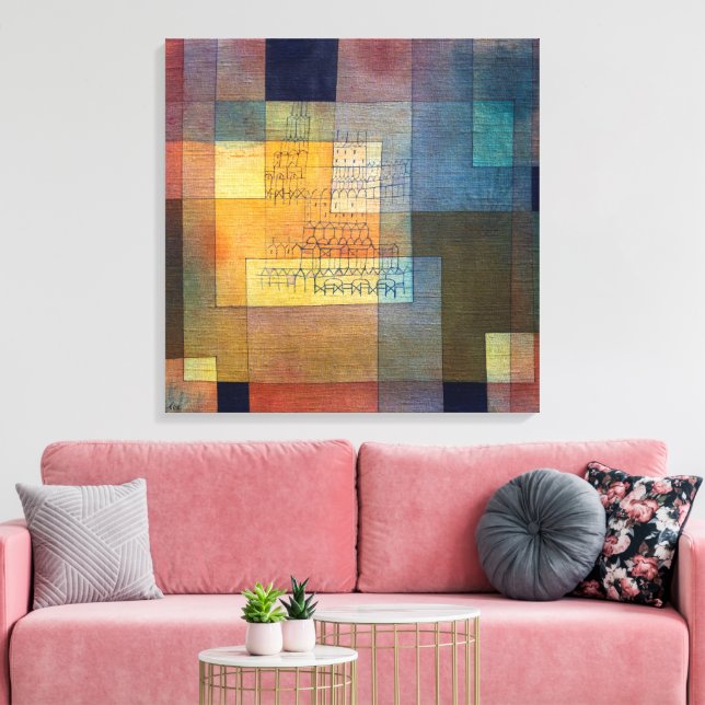 Toile Architecture polyphonique | Paul Klee | (Insitu(Salon))