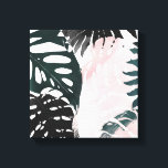 Toile Arêtes de palme Paradise<br><div class="desc">Paradise Sweep I par Grace Popp. Les feuilles de palmiers de différentes formes sont contrastés par les couleurs uniques utilisées. | 138464GG</div>