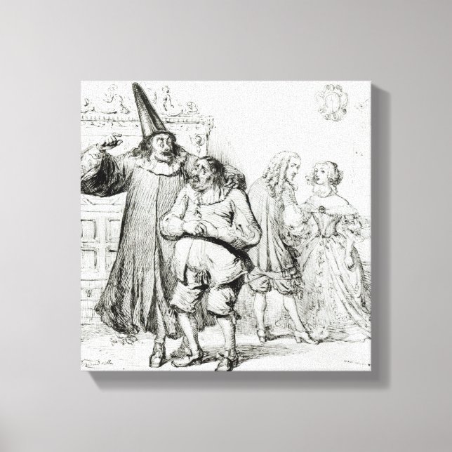 Toile Argan et Monsieur Purgon (Recto)