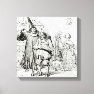 Toile Argan et Monsieur Purgon