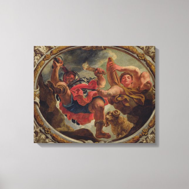 Toile Aries, des signes du Zodiaque (Recto)