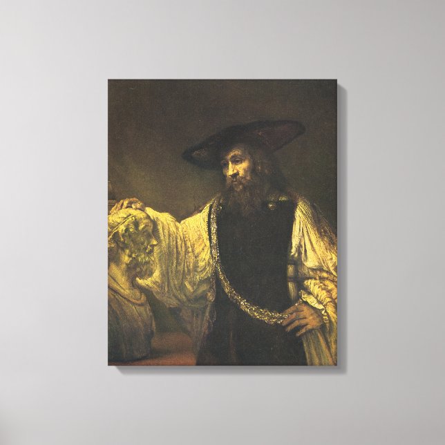 Toile Aristote Contemplating the Bust of Homer, 1653 (Recto)