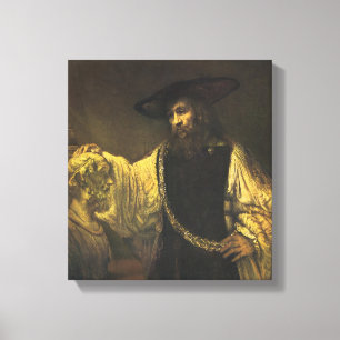 Toile Aristote Contemplating the Bust of Homer, 1653