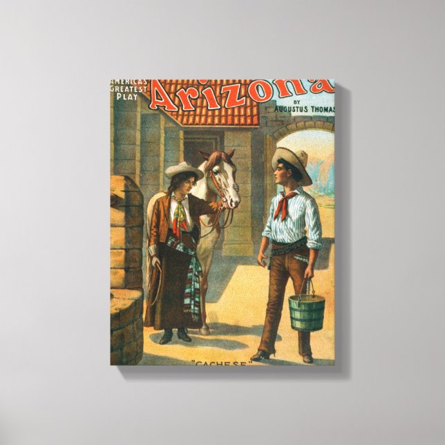 Toile Arizona "America's Greatest Play" Cachese (Recto)