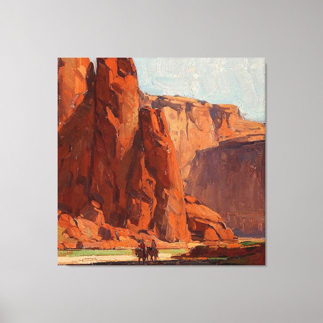 Toile Arizona Canyon par Edgar Payne (Recto)