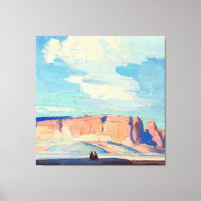 Toile Arizona Clouds par Edgar Payne (Recto)