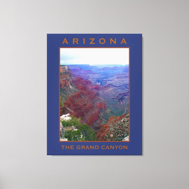 Toile Arizona, Grand Canyon, South Rim Canvas (Recto)