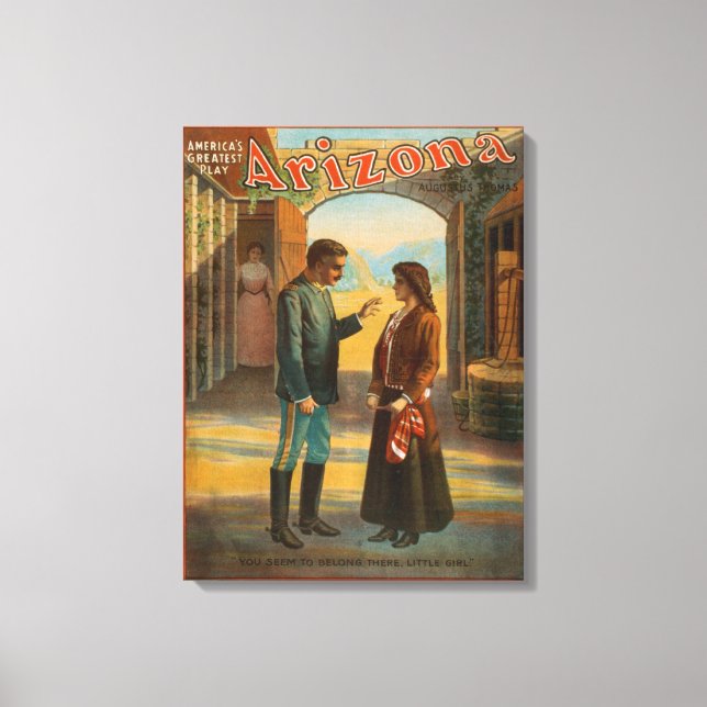 Toile Arizona Poster "America's Greatest Play" #2 (Recto)