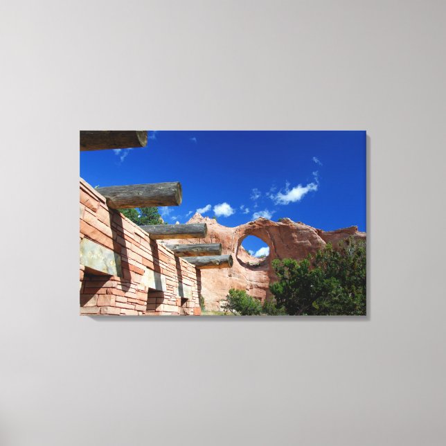 Toile Arizona, Window Rock. Capitale des Navajos (Recto)