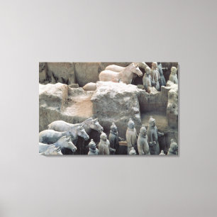 Toile Armée de terre cuite, dynastie de Qin, 210 AVANT