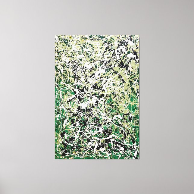 Toile ARMOIRE COLORÉ VIII - Peinture d'action - (Recto)