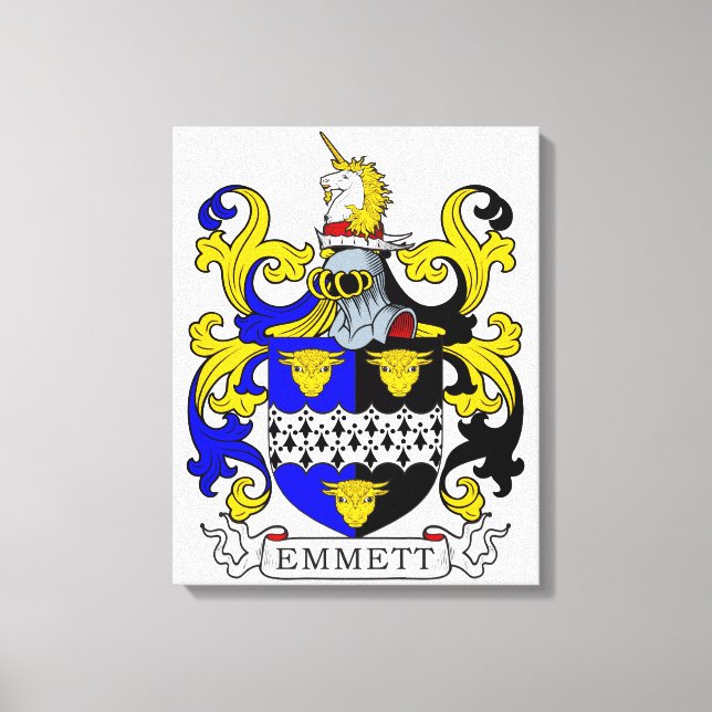 Toile Armoiries de Emmett (Recto)