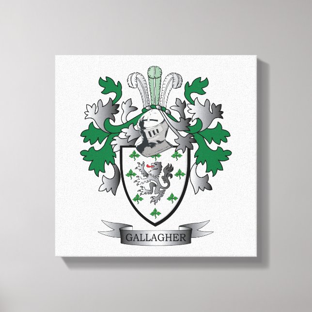 Toile Armoiries de Gallagher (Recto)