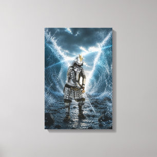 Toile Armure de samouraï Oda Nobunaga Eau 12x18