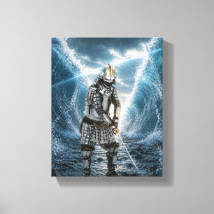 Toile Armure de samouraï Oda Nobunaga Eau 8x10