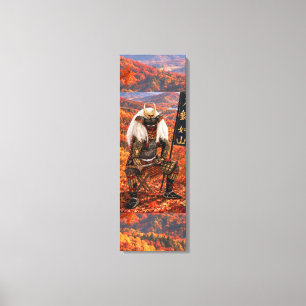 Toile Armure de samouraï Takeda Shingen Automne 12x36