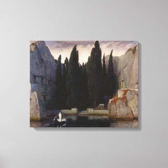 Toile Arnold Böcklin - L'île des morts (Recto)