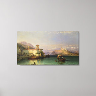 Toile Arona et le château d'Angera, lac Maggiore, 185