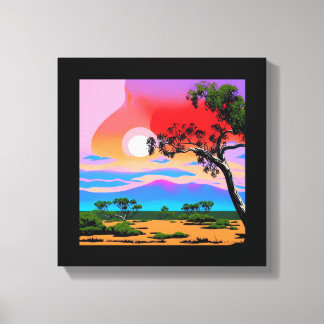 Toile Arrière - plan Abstrait du désert