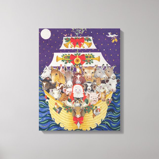 Toile Arrivée Noël (Recto)