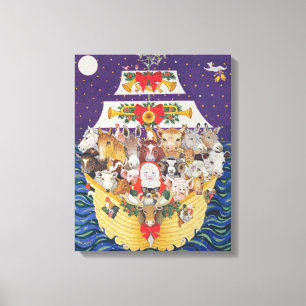 Toile Arrivée Noël