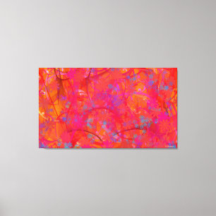 TOILE ART 3 PANNEAUX - JOIE - ORANGES - CADEAUX D'IMPRIM