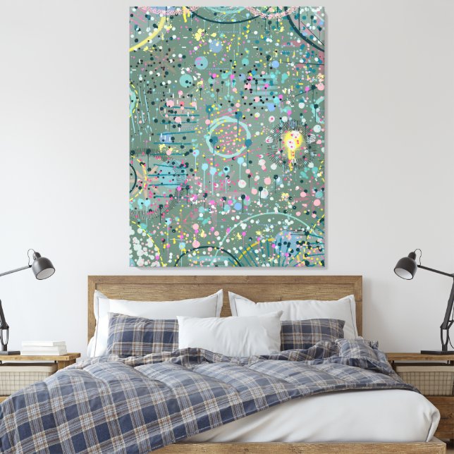 Toile Art abstrait : À travers la prairie  (Insitu(Chambre))