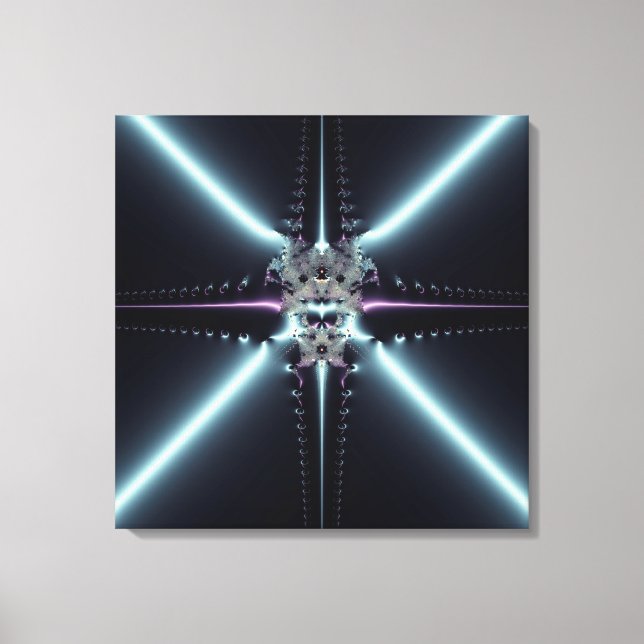Toile Art abstrait Blue Star (Recto)