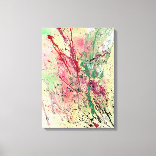 Toile Art Abstrait - Champagne