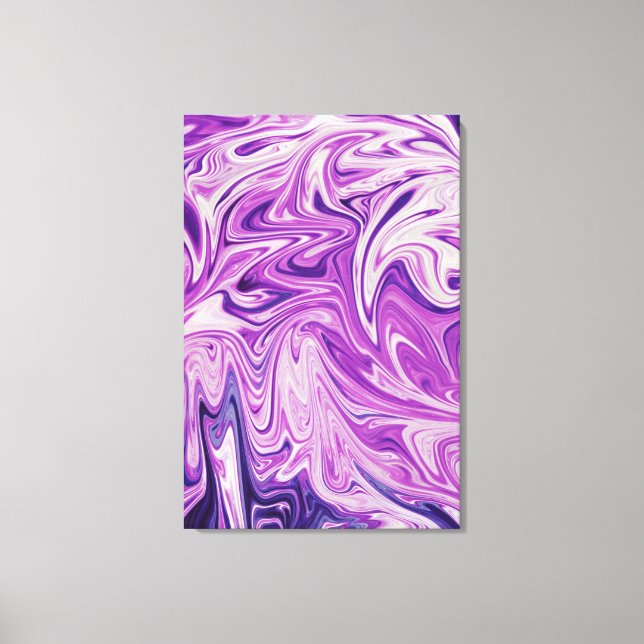 Toile Art abstrait de lave fondue (Recto)