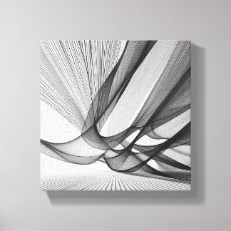 Toile Art abstrait minimaliste moderne aux lignes entrel