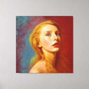 Toile Art abstrait moderne Grace Trois Grâces