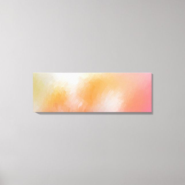 Toile Art Abstrait moderne Jaune Vert Rouge Rose Bleu (Recto)