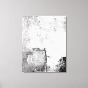 Toile Art abstrait noir et blanc de "leçons"