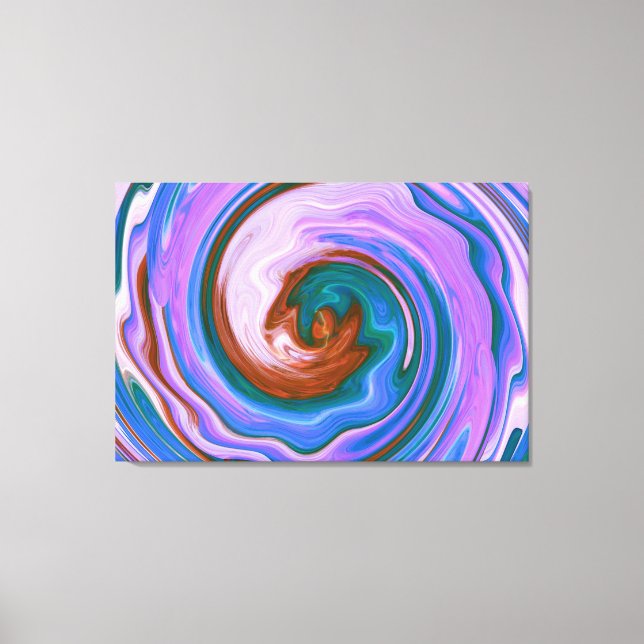 Toile Art Abstrait spiral 5 (Recto)