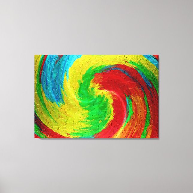 Toile Art Abstrait spiral 8 (Recto)