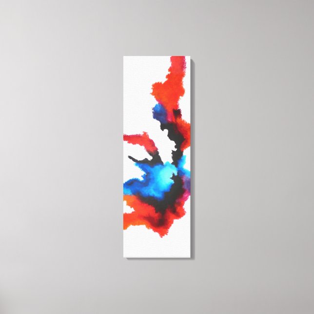 Toile Art Acrylique Sepia Expressionniste Abstrait moder (Recto)