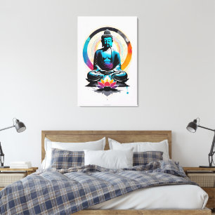 Toile Art Bouddha Zen