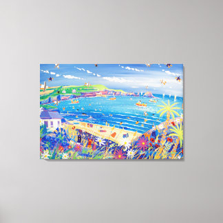 Toile Art Canvas Imprimer : Mère Ivey's Bay Cornwall