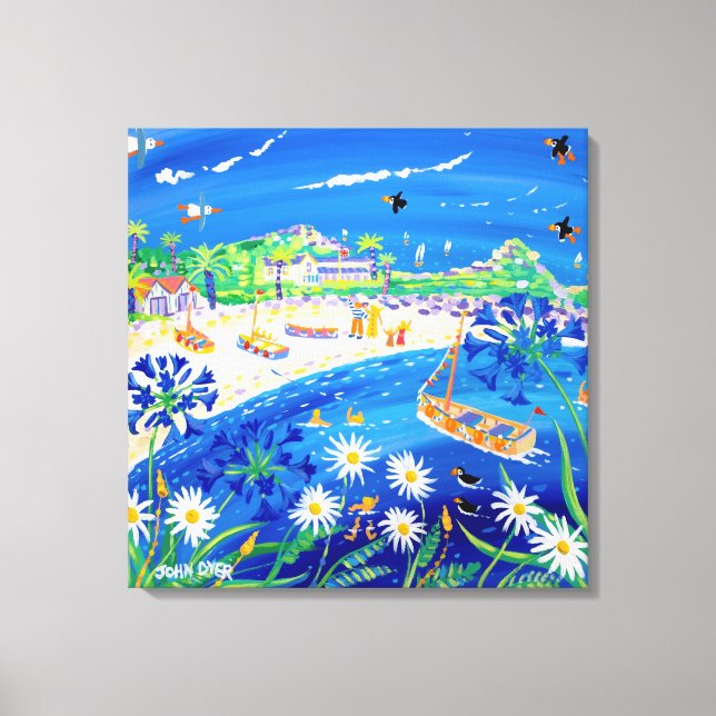 Toile Art Canvas Imprimer : Puffin Days Tresco, Scilly I (Recto)